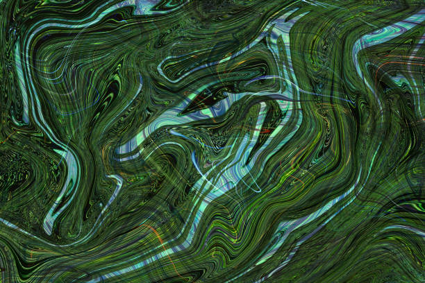 istock Background from multi-coloured oil carefully mixed in water. 656864854
