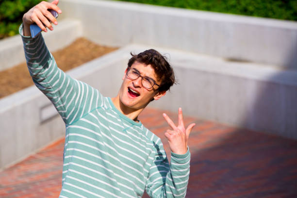 istock Teen Boy Taking Crazy Selfie! 656870840
