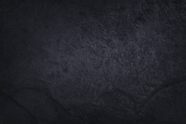 istock Dark gray black slate natural pattern for background and design. 656881736