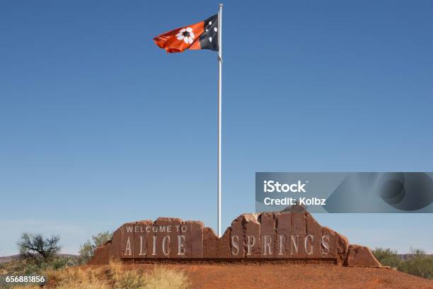 Welcome To Alice Springs Stock Photo - Download Image Now - Northern Territory - Australia, Alice Springs, Australia