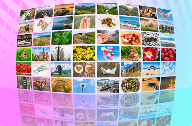 istock Screens forming a big multimedia broadcast video wall 656915682