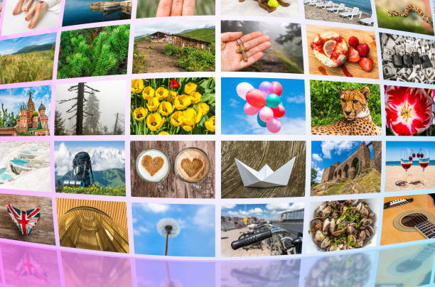 istock Screens forming a big multimedia broadcast video wall 656915724