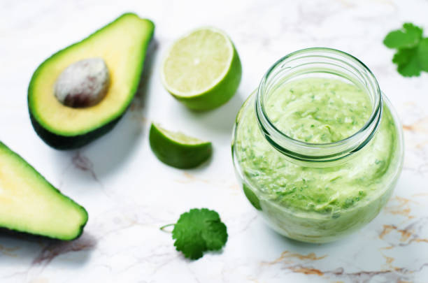 istock Greek yogurt avocado cilantro lime dressing 656922280