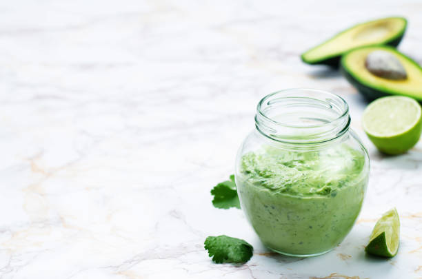 istock Greek yogurt avocado cilantro lime dressing 656922282