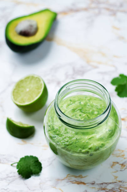 istock Greek yogurt avocado cilantro lime dressing 656922284