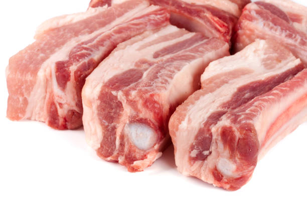istock pieces of pork isolated on white background 656923144