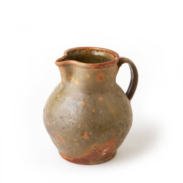 istock Vintage Pottery isolated over a white background 656933078
