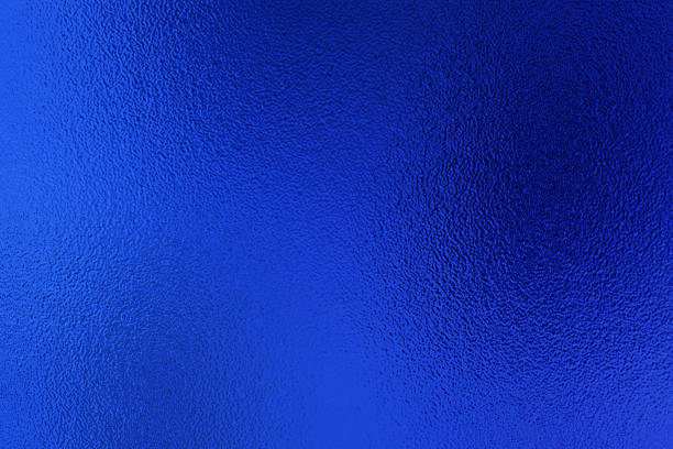 Blue foil texture background Blue metallic foil paper texture decor background. Metallized paper Foil stock pictures, royalty-free photos & images