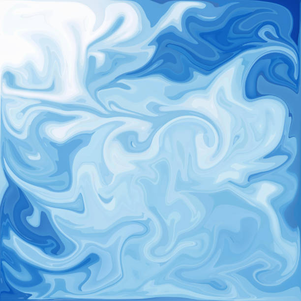 istock Blue Digital Acrylic Color Swirl Or Similar Marble Twist 656948392