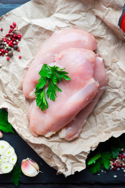 istock Raw chicken with herbs and spices 656958146