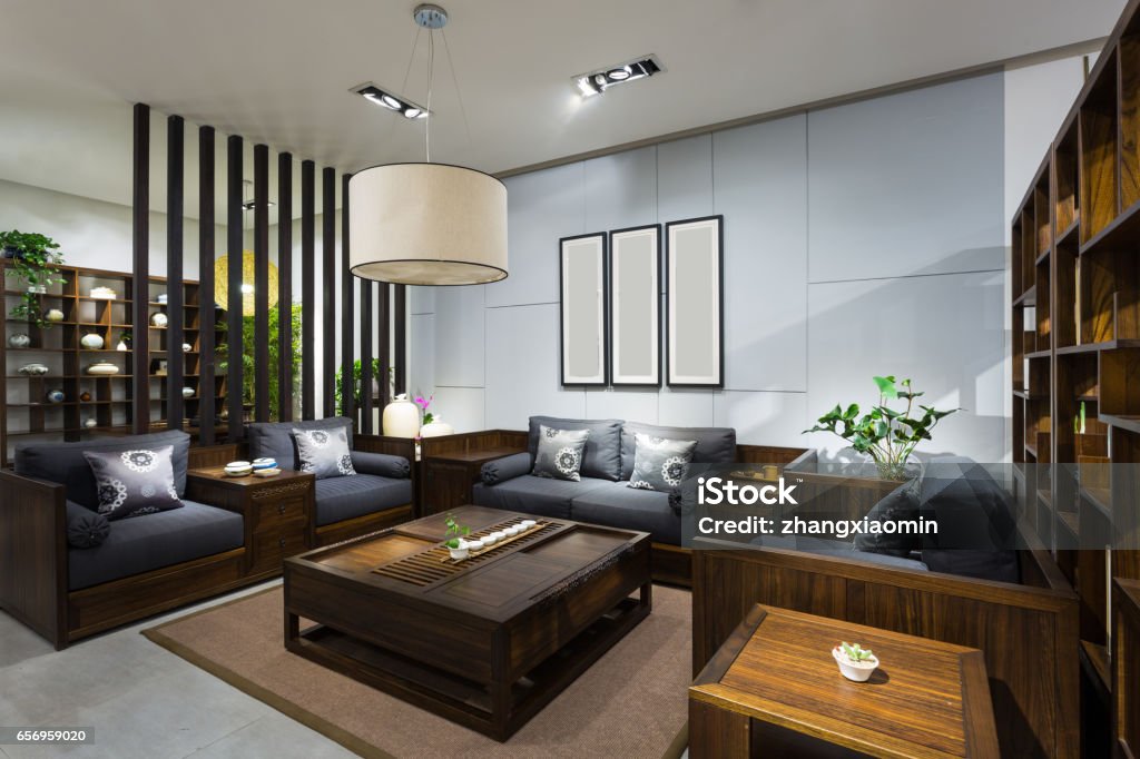 Furniture environment Home Showcase Interior Stock Photo