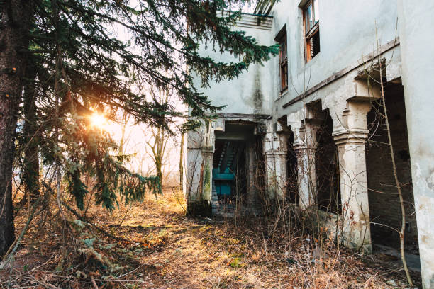 istock Old ruined building outdoor 656965238