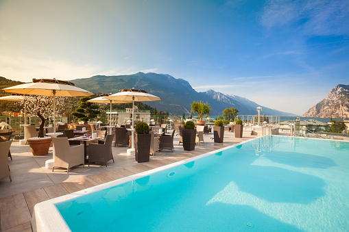 Beautiful swimming pool in Hotel