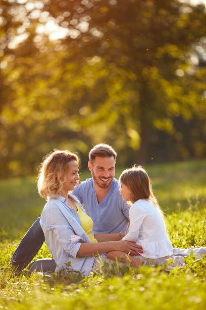 istock Family in green nature 656986428