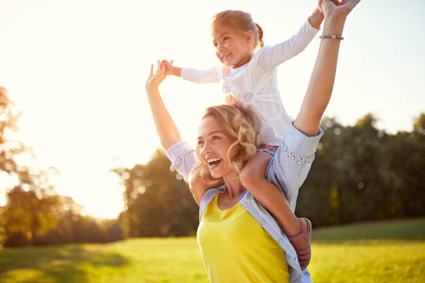 istock Happy mother with daughter enjoying 656990284