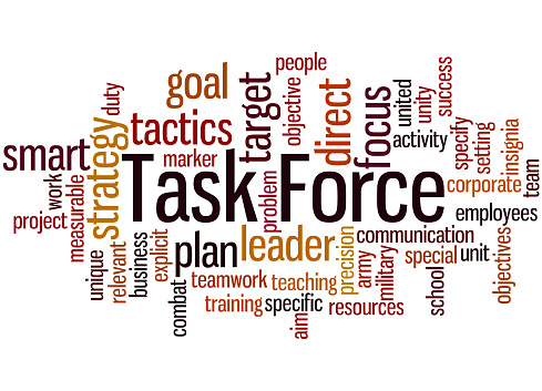 Task Foces Task Force Word Cloud Concept 7 Stock Illustration - Download Image Now ...