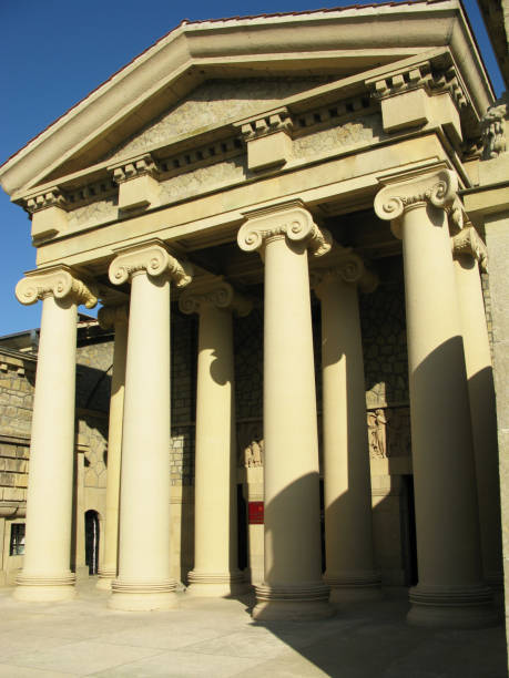 istock Antique building architecture with columns travel photo 657024962