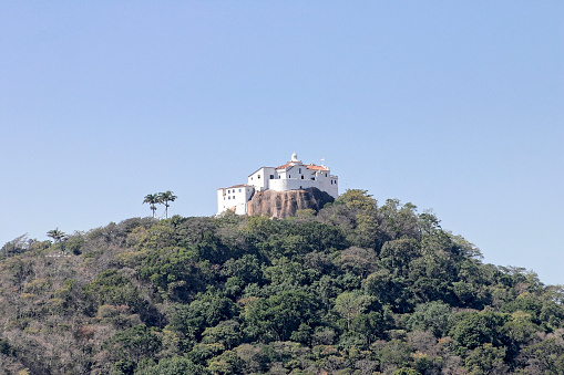 Vila Velha, Convento de Penha, en la cima de una montaña alta photo
