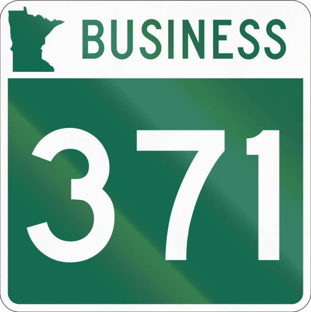 istock Minnesota State Highway business route marker used in the US 657039544