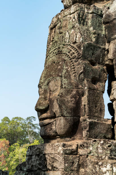 istock Seim Reap Angkor Thom or 'Great City' Faces Bayon style 657045612