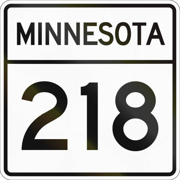 istock Historic Minnesota State Highway route marker from 1950 used in the US 657045812