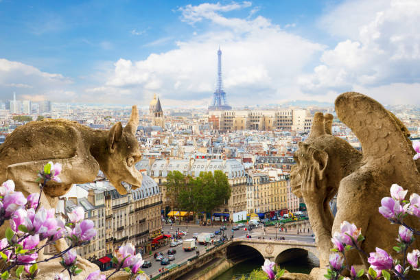 istock Gargoyle on Notre Dame Cathedral, France 657045890