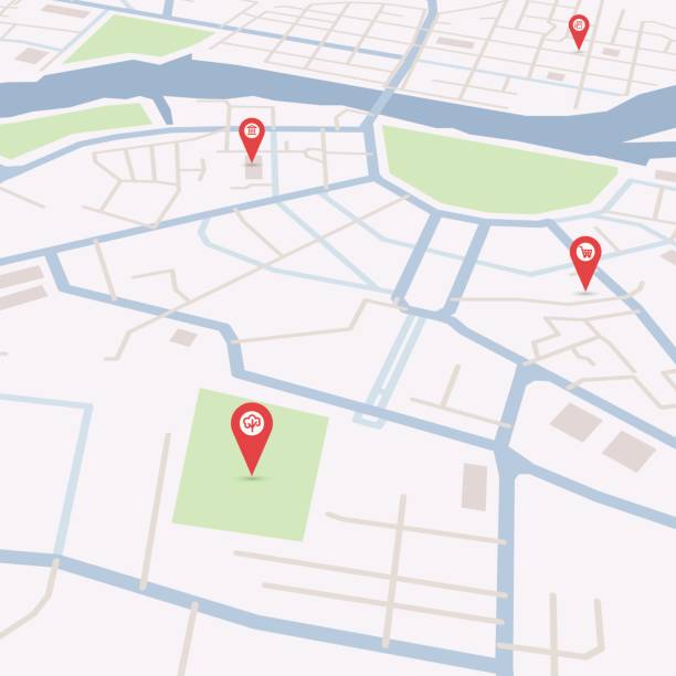Pin Map City 820+ City Map With Pins Stock Illustrations, Royalty-Free Vector ...
