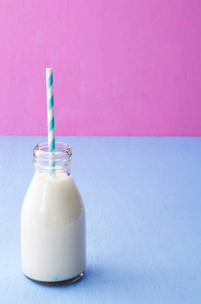 istock Vintage School Milk Bottle Left of Frame 657052522