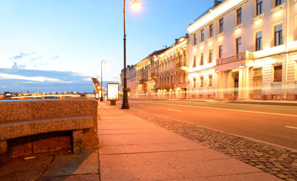 istock Palace Embankment at night. 657056286