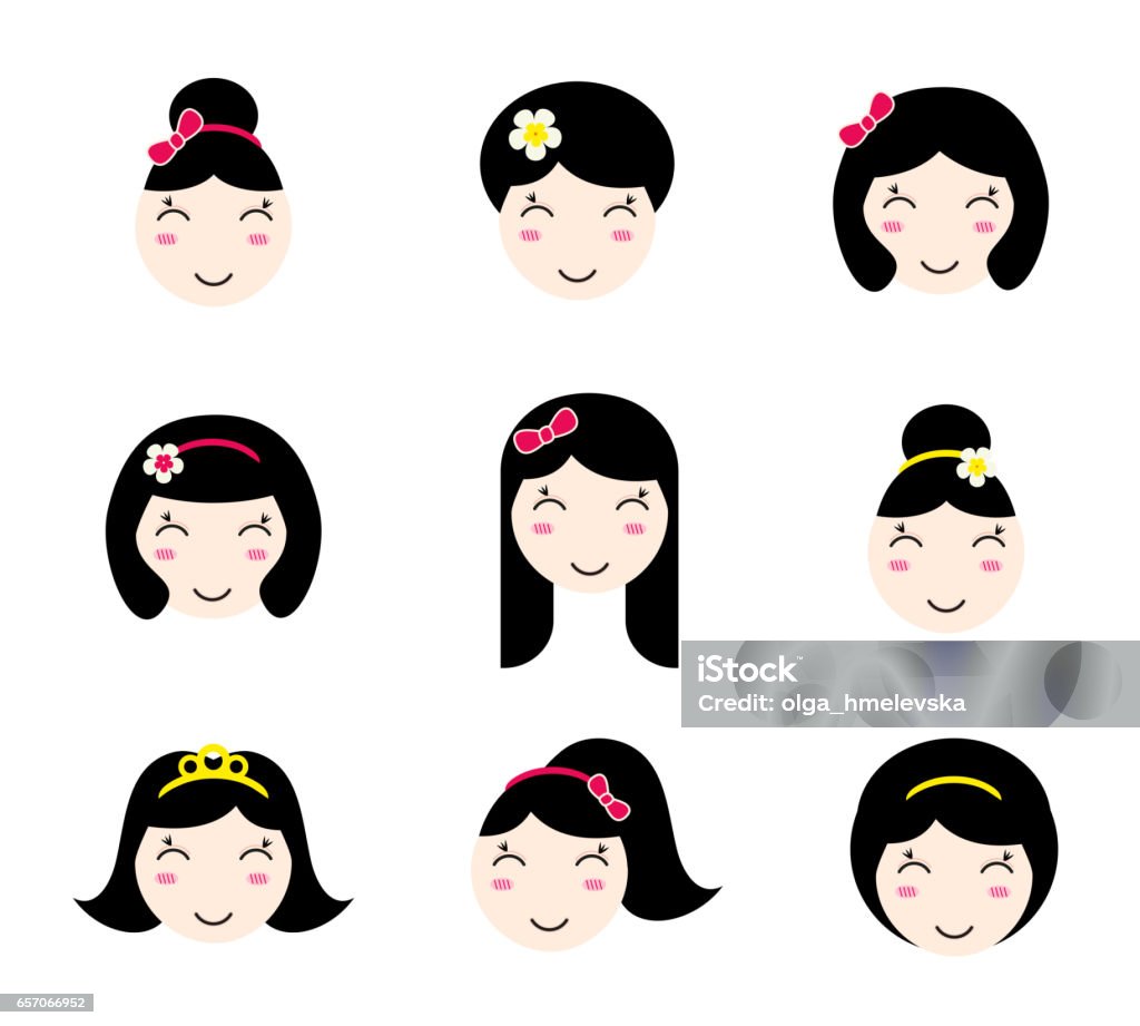 Ilustración de Conjunto De Caracteres De Chica Anime Lindo Con Diferentes Tipos De Peinados y más Vectores Libres de Derechos de Cortar pelo - iStock Ilustración de Conjunto De Caracteres De Chica Anime Lindo Con Diferentes Tipos De Peinados y más Vectores Libres de Derechos de Cortar pelo - iStock