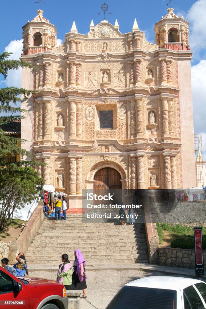 Church Of Saint Domingo At San Cristobal De Las Casas Stock Photo -  Download Image Now - iStock