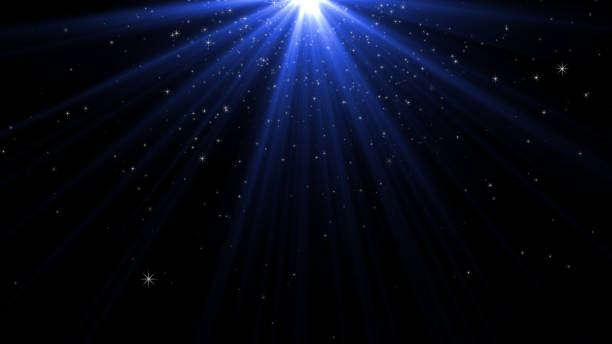 istock Lens flare  light over black background. easy to add overlay or screen filter over Photos 657076750