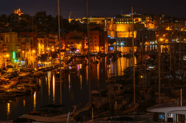 istock View to marina in Il-Birgu in the evening, Valletta 657077004