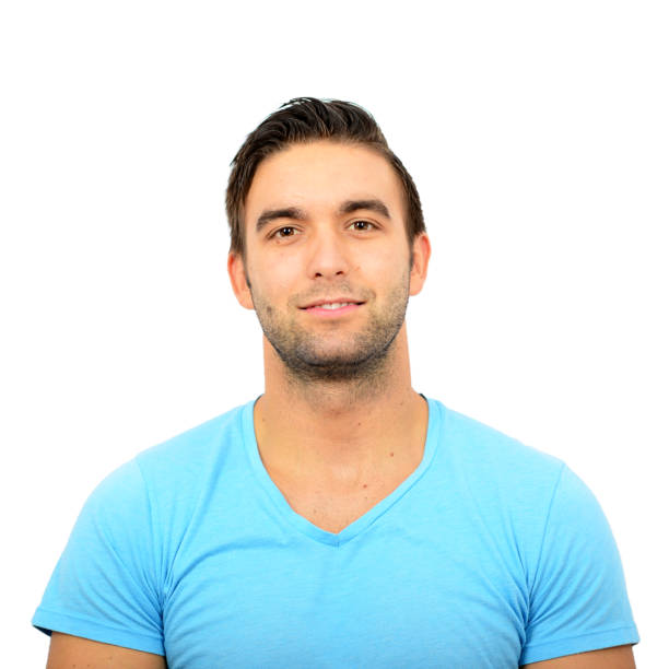 istock Portrait of handsome man smiling against white background 657083866