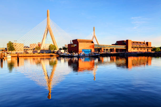 istock Zakim Bridge reflection on the Charles River 657090628