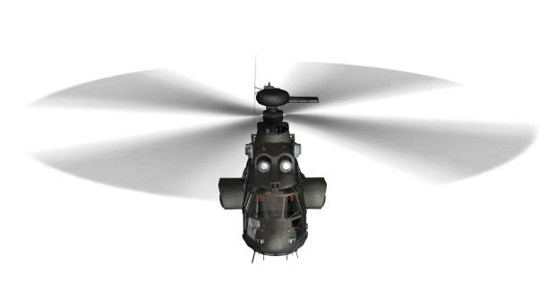 istock military helicopter in flight isolated on white 657100374