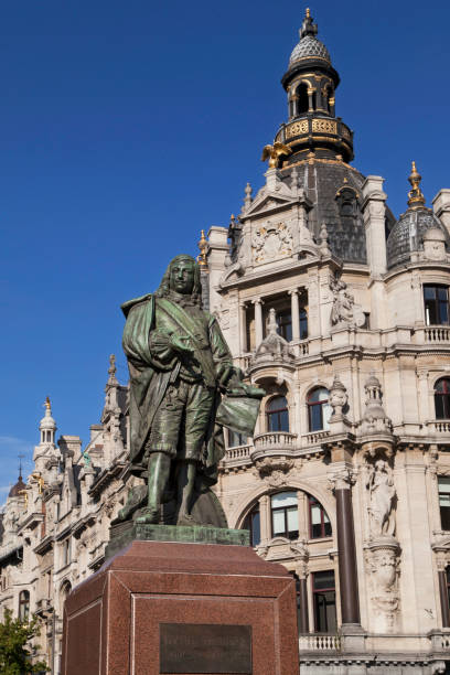istock David Teniers Sculpture in Antwerp 657122060