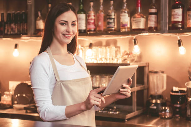 istock Beautiful female barista 657130848