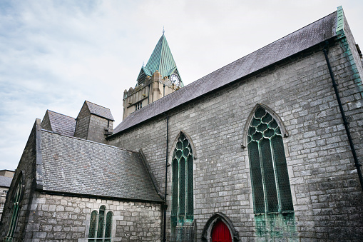 Collegiate Church of St. Nicholas in Galway, County Galway, Ireland. It is a medieval church founded in 1320 and is in regular use today.
