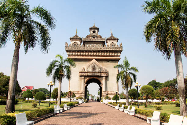 istock Patuxai, Vientiane, Laos 657134472