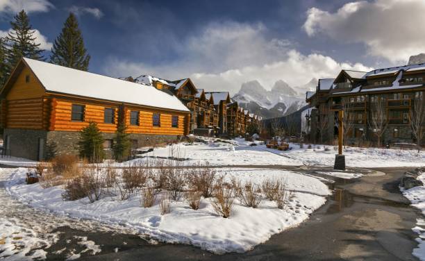 istock Alpine Village in Canadian Rockies 657142632