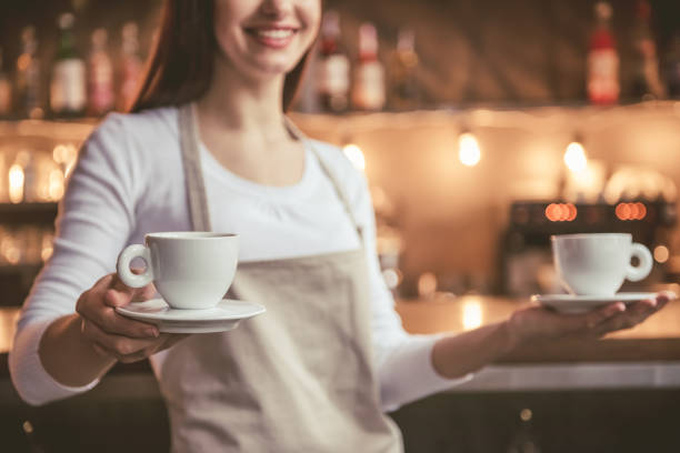 istock Beautiful female barista 657143272
