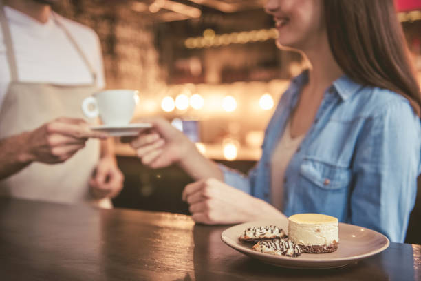 istock Beautiful girl at the cafe 657146508