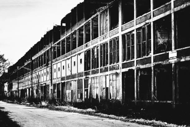 istock Abandoned factory in Detroit. 657153652