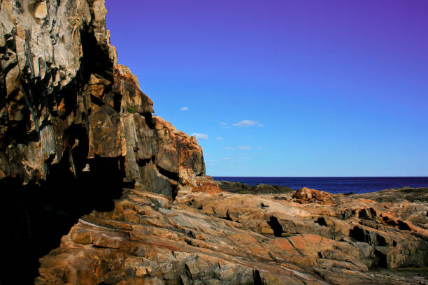 istock Stone Rocky Shoreline at Acadia National Park 657157688