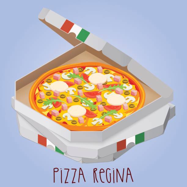 istock The real Pizza Regina. Pizza Queen. Italian pizza in box. 657164400