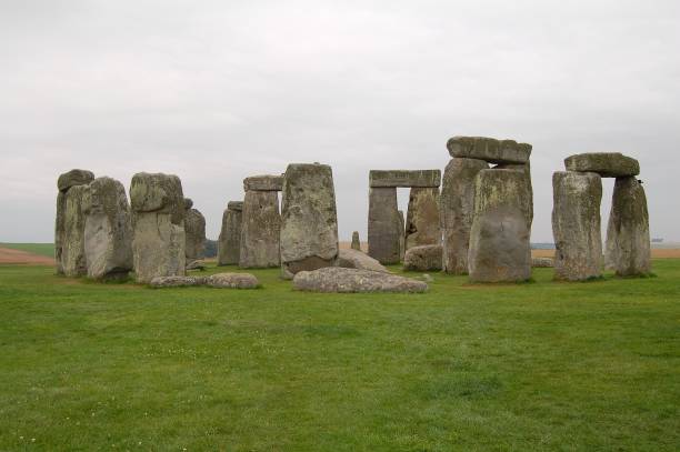 Stonehenge in England stock photo