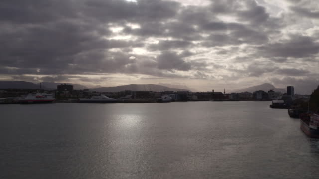 AERIAL: The Bodö harbour