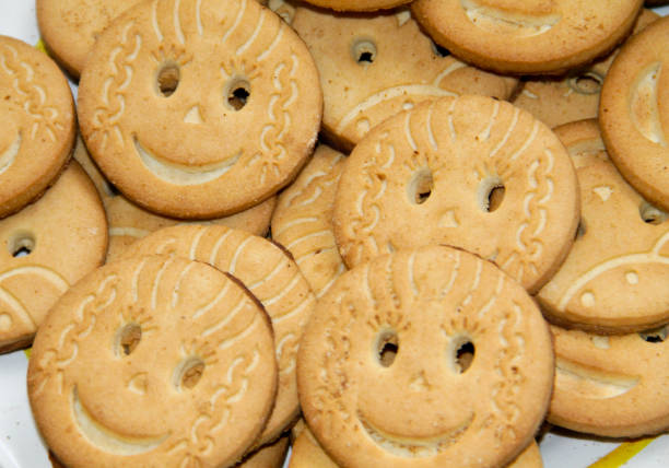 Christmas cookies on white plate