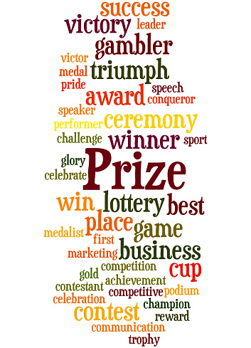 Prize Machine Words Prize Word Cloud Concept 3 Stock Illustration - Download Image Now ...